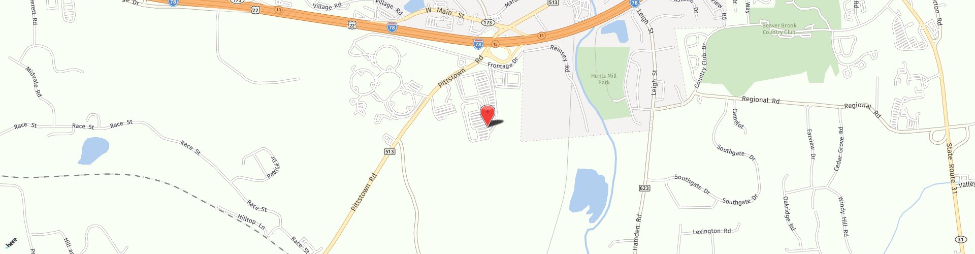 Location Map: 64 Walmart Plaza Clinton, NJ 08809