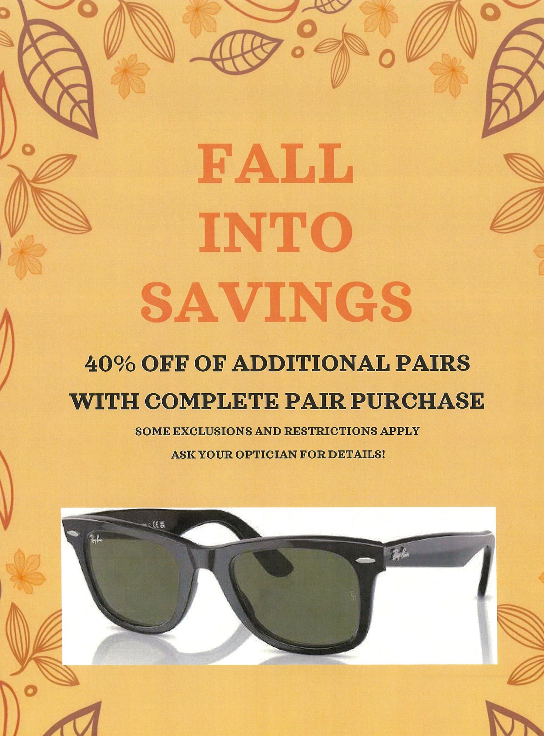 Fall into savings