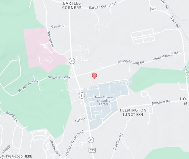 Location Map: 6B Minneakoning Rd Flemington, NJ 08822