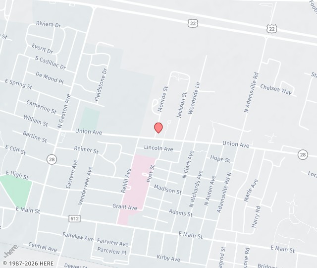 Location Map: 1 Monroe Street Bridgewater Township, New Jersey 08807