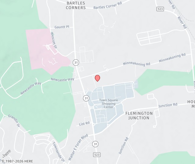 Location Map: 6B Minneakoning Road Flemington, New Jersey 08822