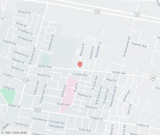 Location Map: 1 Monroe Street Bridgewater Township, New Jersey 08807
