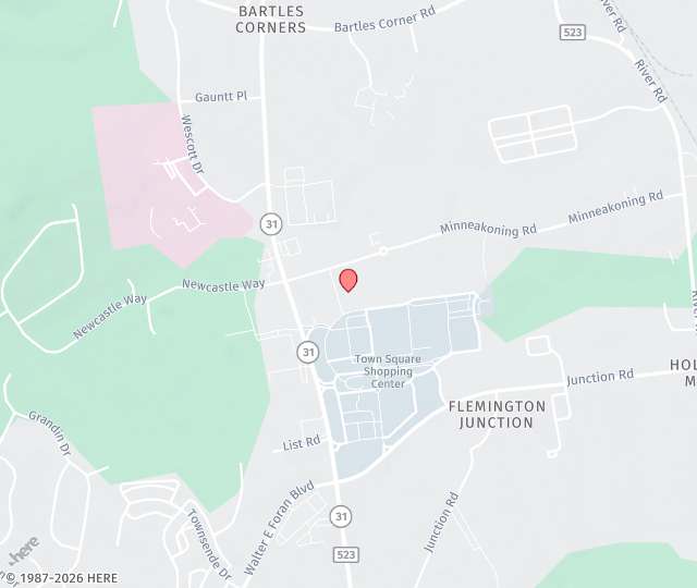 Location Map: 6B Minneakoning Road Flemington, New Jersey 08822