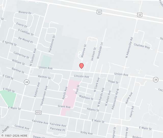 Location Map: 1 Monroe Street Bridgewater Township, New Jersey 08807