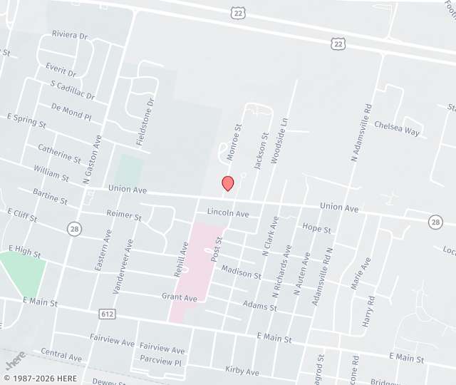 Location Map: 1 Monroe Street Bridgewater Township, New Jersey 08807